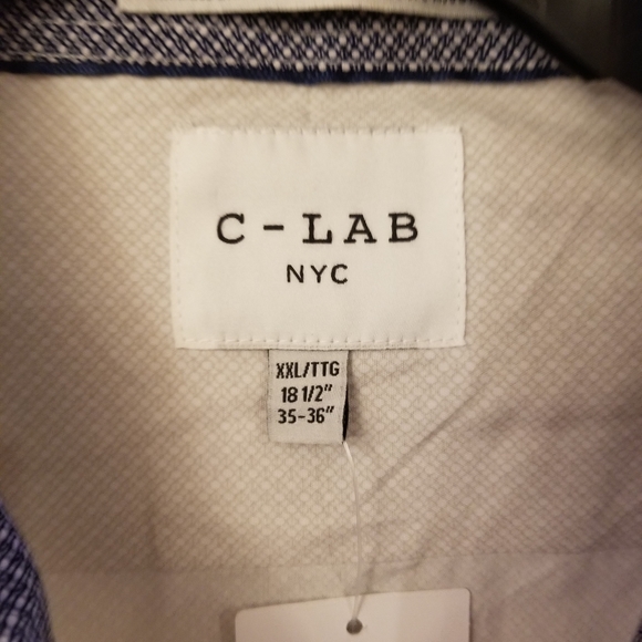 NWT C-LAB 4 ways stretch slim fit shirt various sizes - Picture 4 of 6